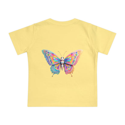 Colorful Baby Tiger & Butterfly Short Sleeve T-Shirt