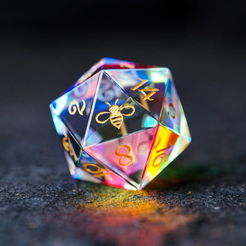 Fantasy Crystal Dice Bee Theme Gem