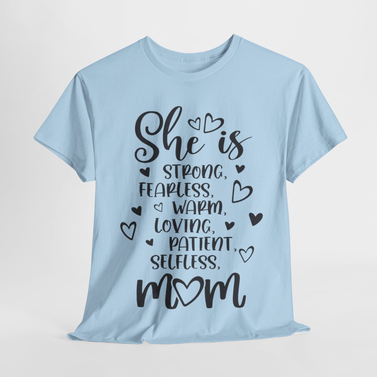 She is mom Unisex Heavy Cotton Tee