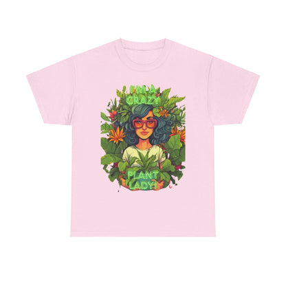 Im A Crazy Plant lady Unisex Heavy Cotton Women's Tee