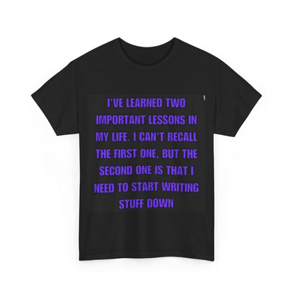 Learned Lessons Unisex Heavy Cotton Tee