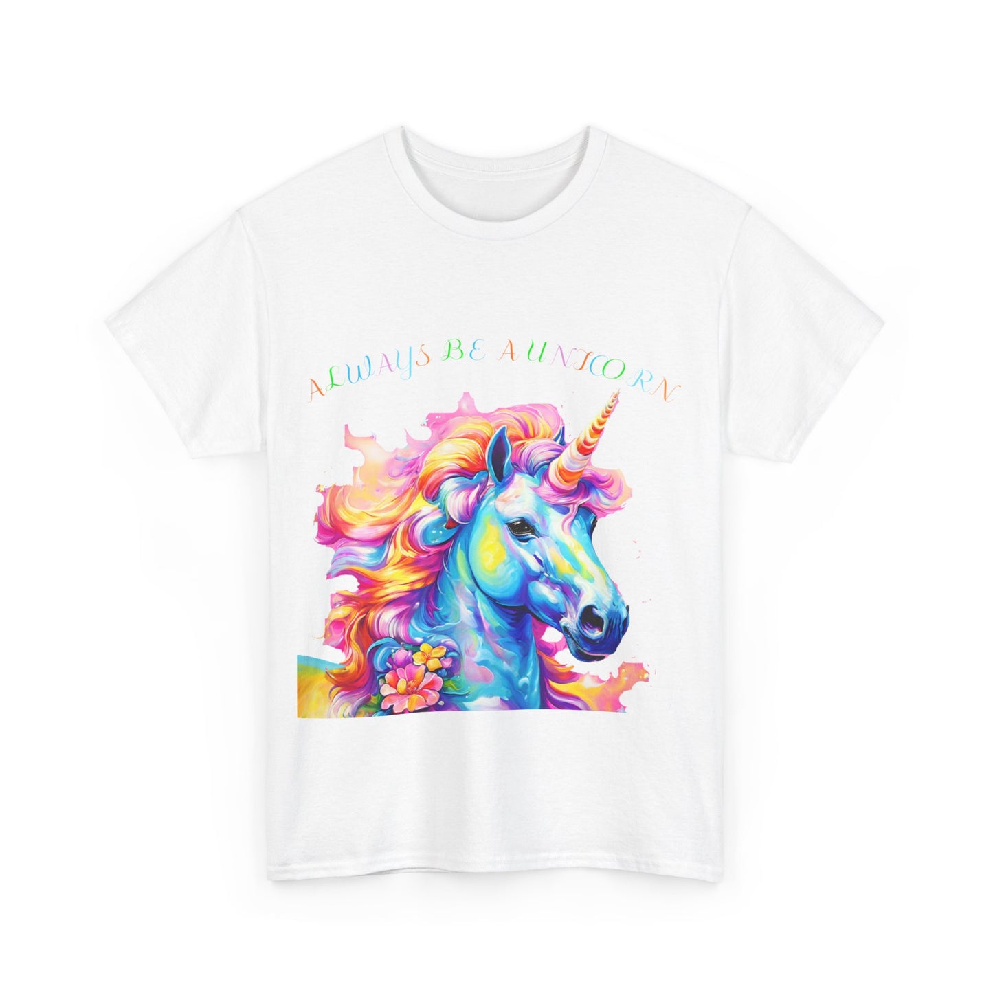 Always Be A Unicorn Unisex Heavy Cotton Tee