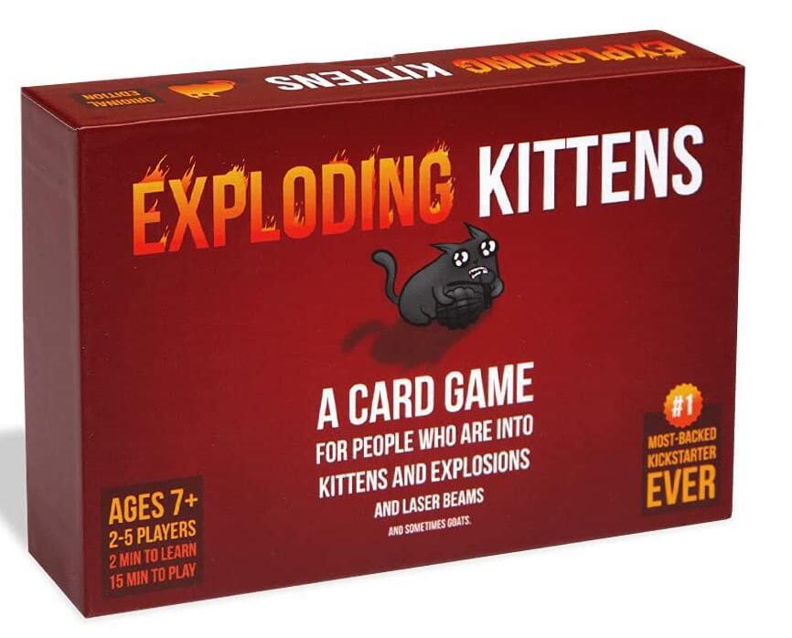 Full English Casual Party Game Card Explosion Kitten