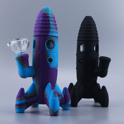 Silicone Hookah Astronaut Rocket Smoking Pot