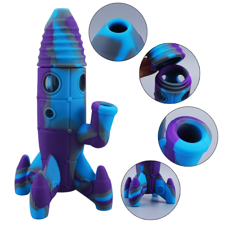 Silicone Hookah Astronaut Rocket Smoking Pot