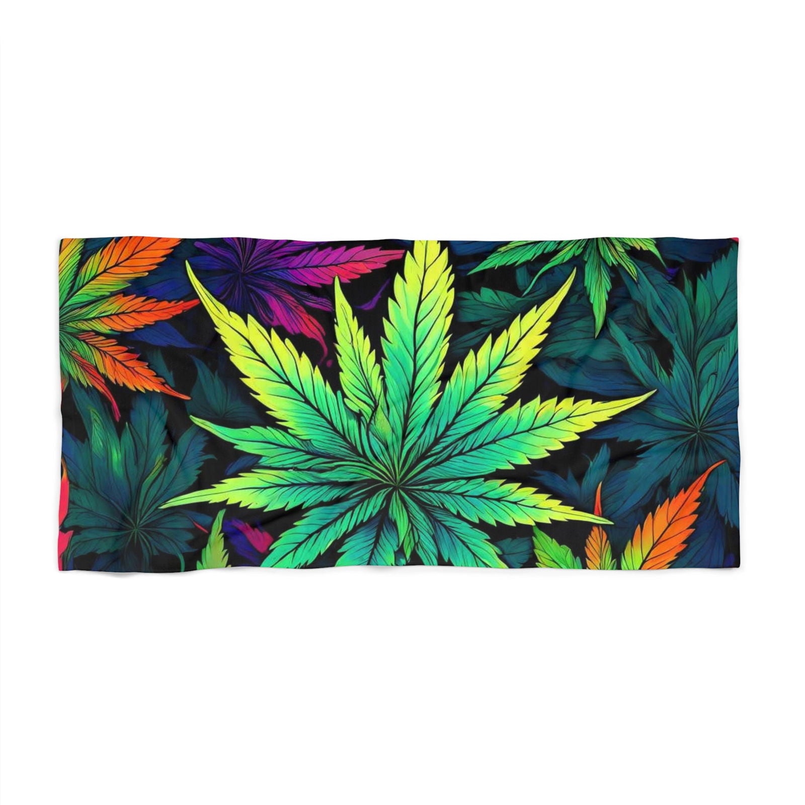 420 Happy Beach Towel - S-Mart Shop Smart Treasures
