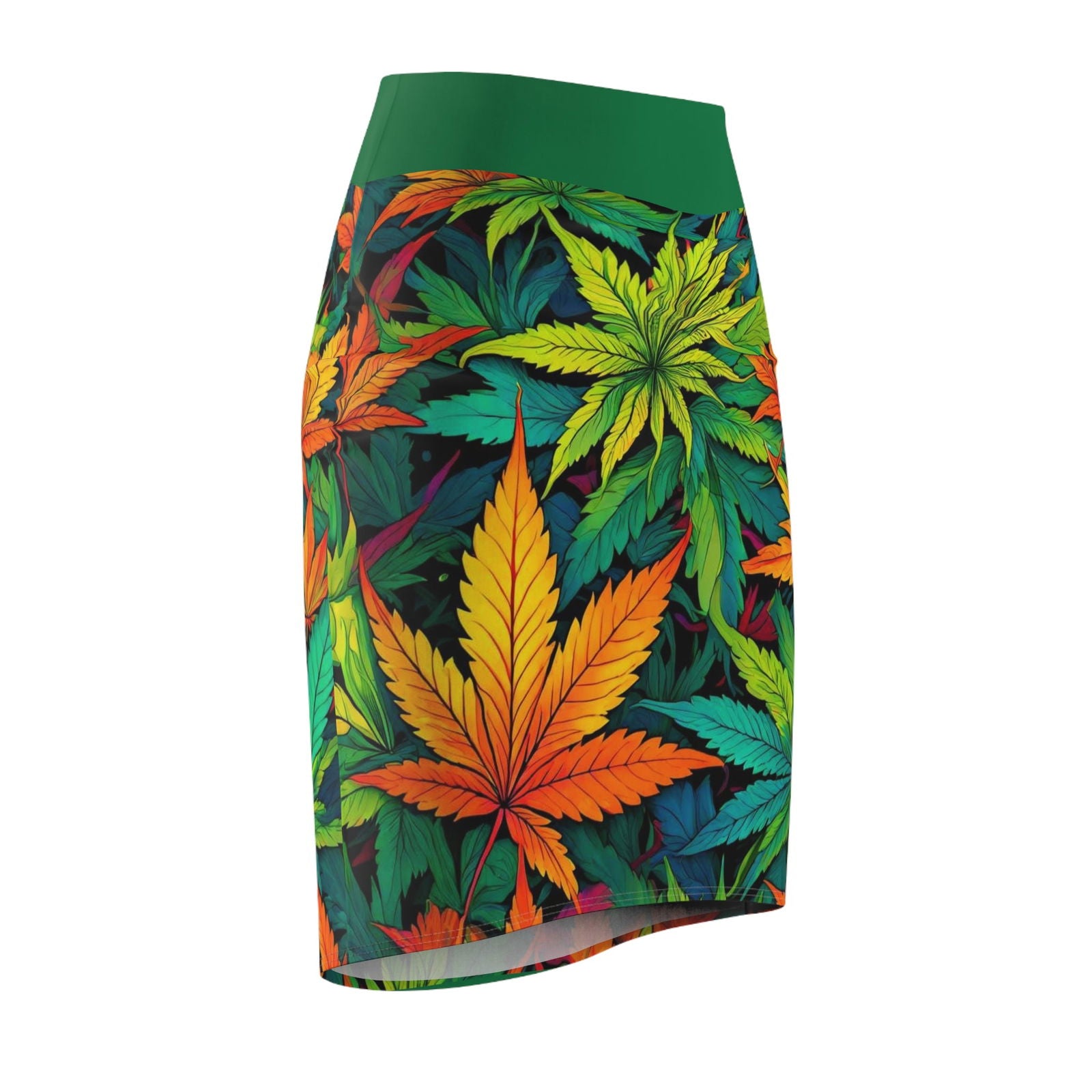 420 Happy Women's Pencil Skirt (AOP) - S-Mart Shop Smart Treasures