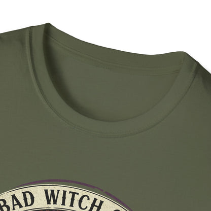 Unisex Bad Witch Club T-Shirt | Boho Style Tee, Witchy Gifts, Halloween Outfit, Casual Wear, Occult Apparel