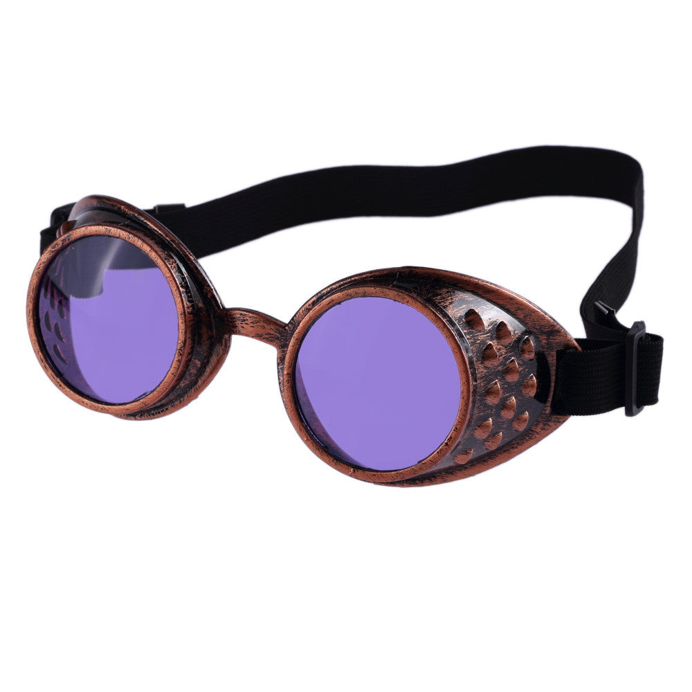 Steampunk goggles night club pirate king glasses