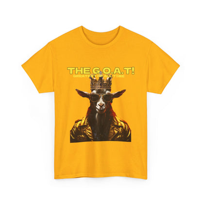 The G.O.A.T Greatest Of All Time submit custom order to add your name!   Unisex Heavy Cotton Tee