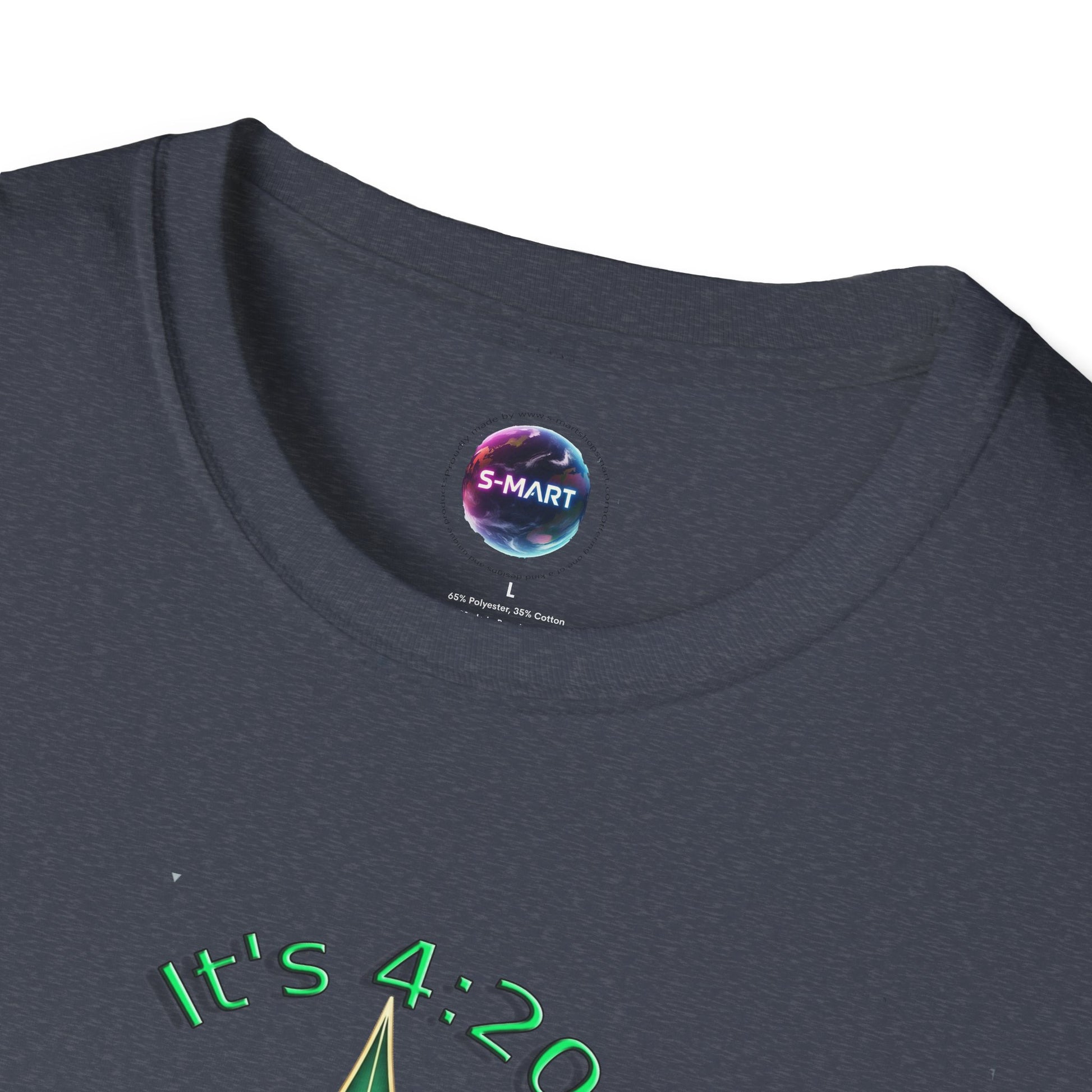 It's 420 Somewhere Vibes Unisex T-Shirt - Perfect for Cannabis Enthusiasts, Gifts, Festivals, Casual Wear, and Celebrations! - S-Mart Shop Smart Treasures