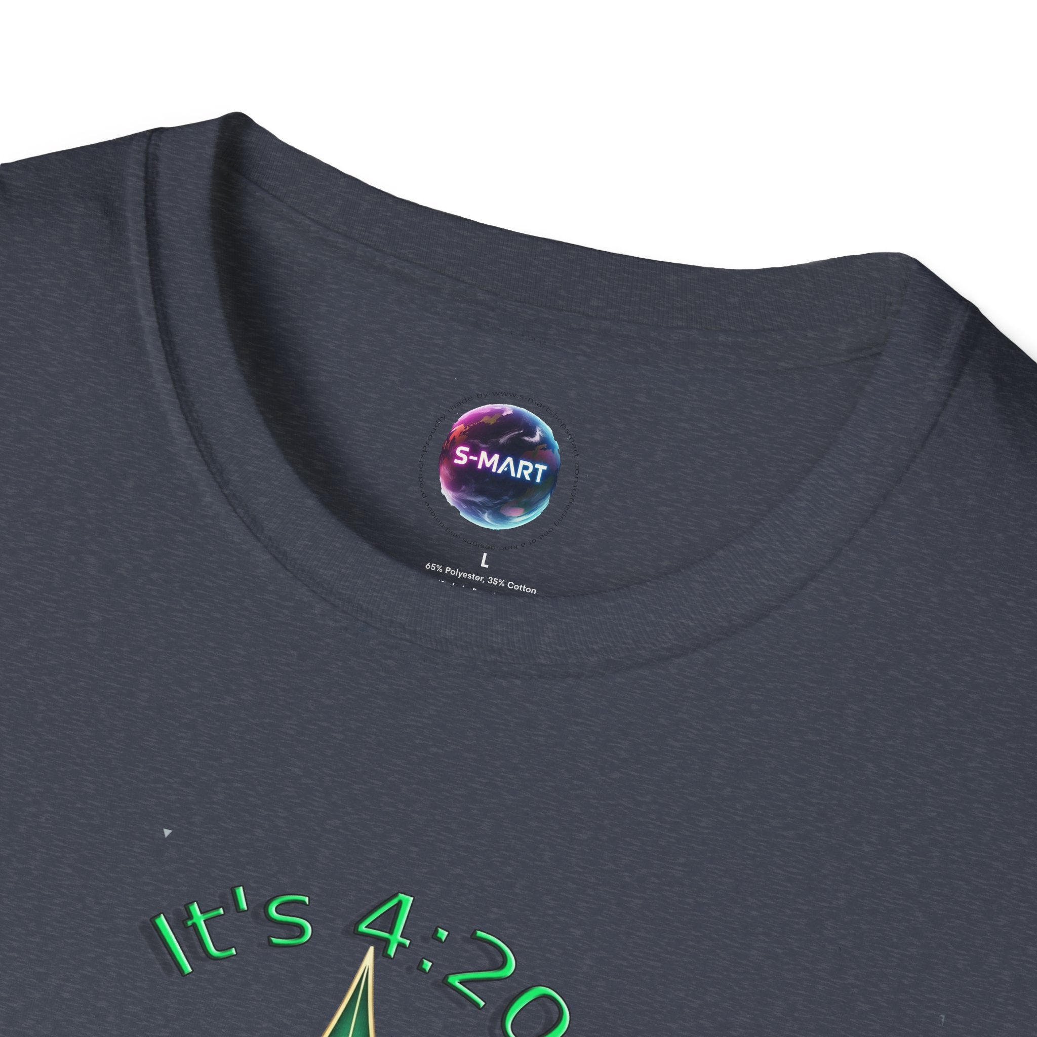It's 420 Somewhere Vibes Unisex T-Shirt - Perfect for Cannabis Enthusiasts, Gifts, Festivals, Casual Wear, and Celebrations! - S-Mart Shop Smart Treasures