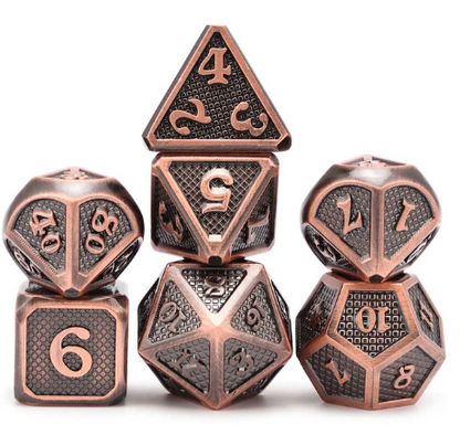 Metal game dice