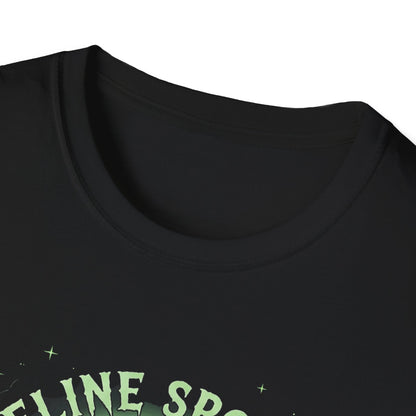 Feline Spooky Halloween T-Shirt, Cat Lovers Tee, Unisex Graphic Shirt, Fall Festive Apparel, Halloween Party Outfit