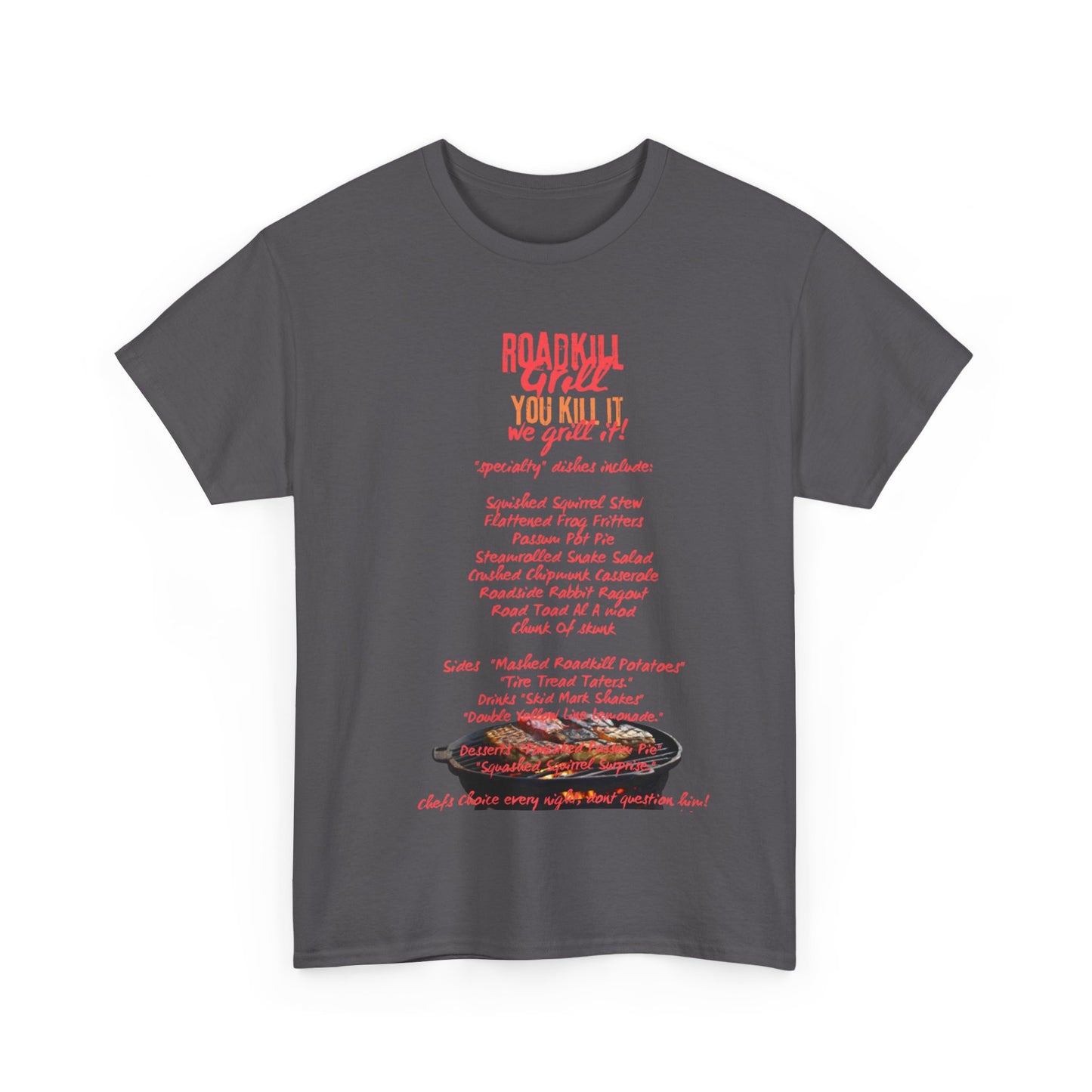 Road Kill Grill Unisex Heavy Cotton Tee