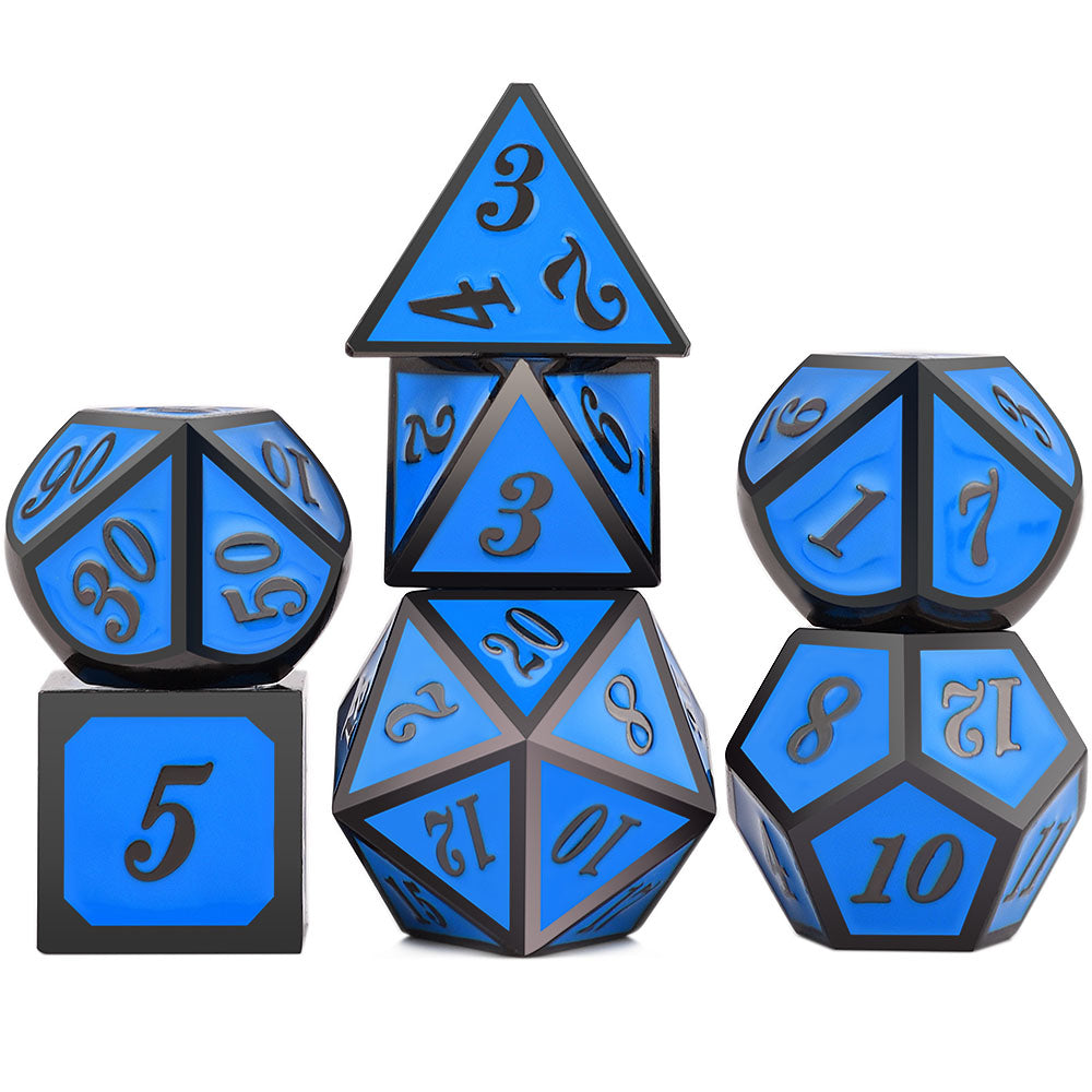 Metal game dice