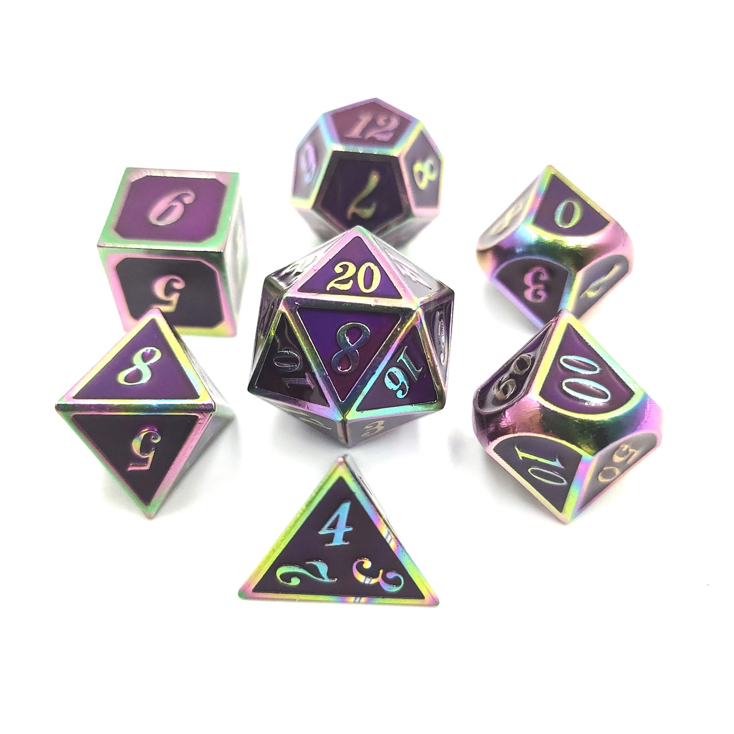 Metal game dice