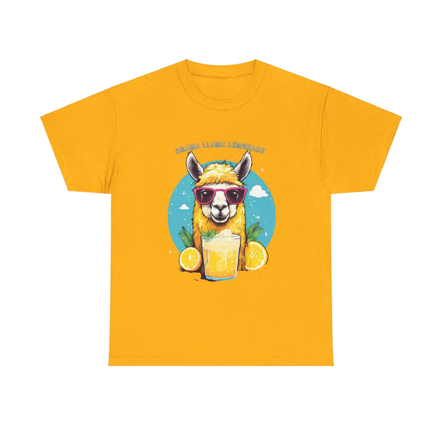 Drama Llama Lemonade Unisex Heavy Cotton Tee