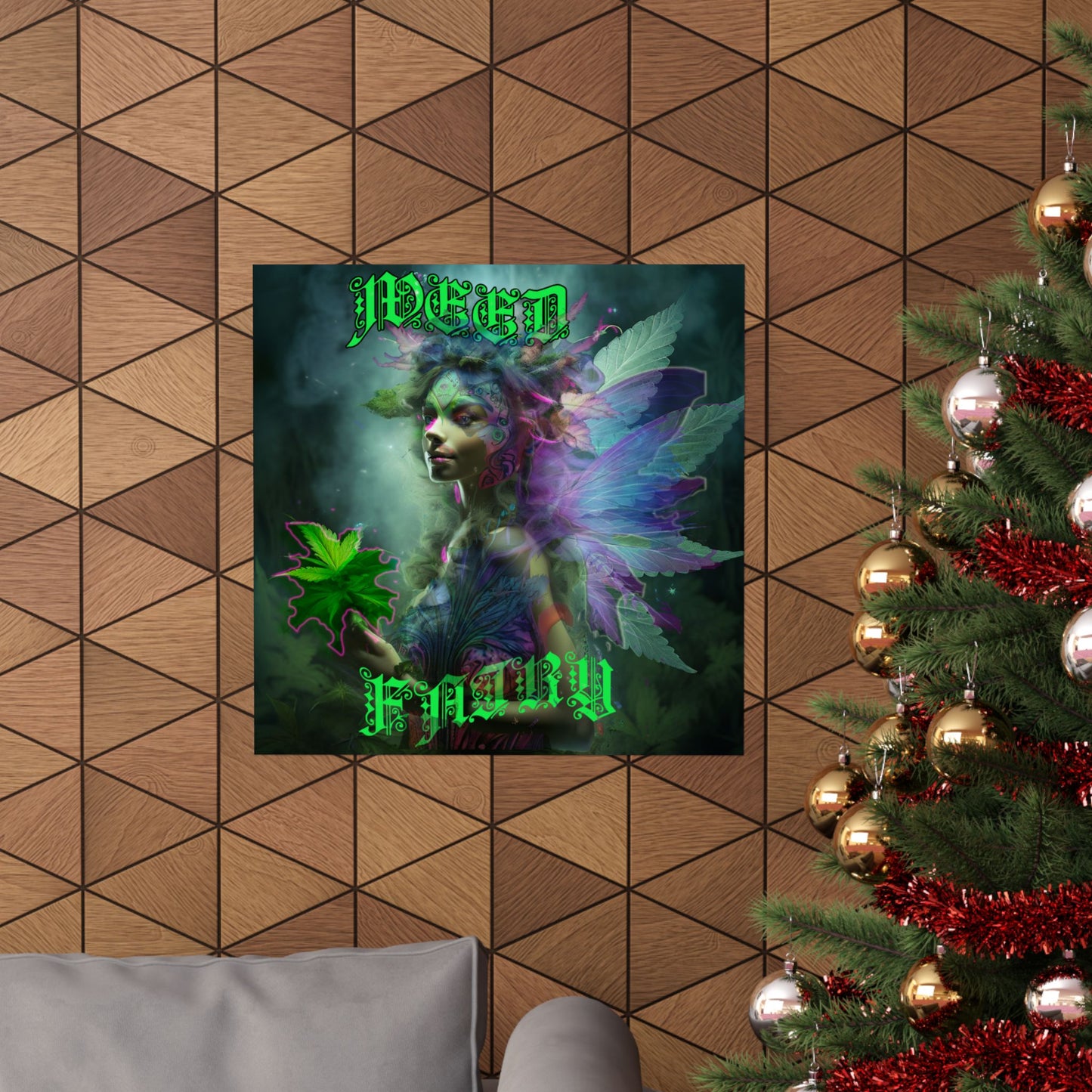 Weed Fairy Matte Vertical Posters