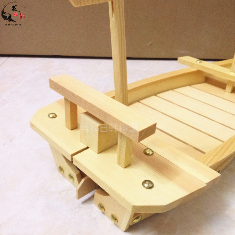 Bamboo wooden dragon boat