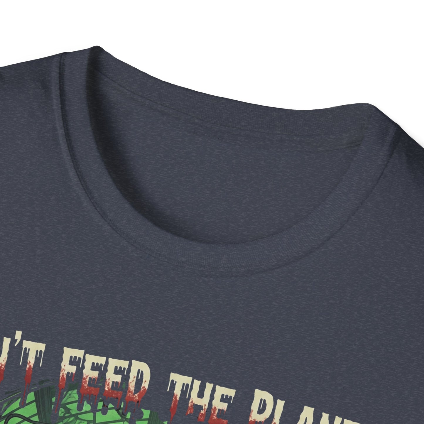 Don't Feed the Plants Unisex Softstyle T-Shirt, Horror T-Shirt, Halloween Shirt, Plant Lover Gift, Quirky Graphic Tee