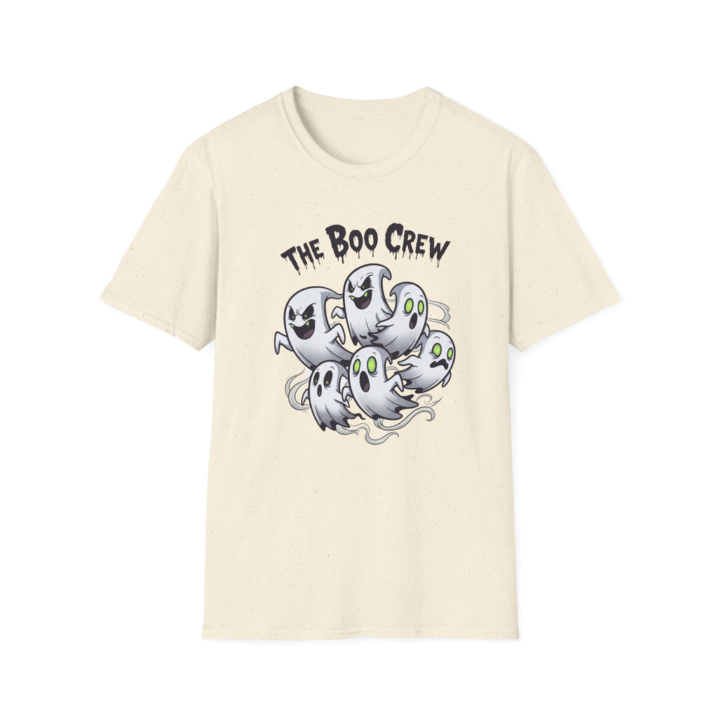 The Boo Crew T-Shirt - Spooky Halloween Tee, Unisex Casual Wear, Perfect for Trick-or-Treat, Halloween Party, Gift for Ghost Lovers