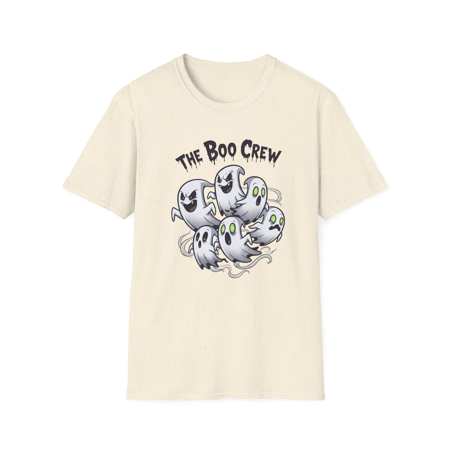 The Boo Crew T-Shirt - Spooky Halloween Tee, Unisex Casual Wear, Perfect for Trick-or-Treat, Halloween Party, Gift for Ghost Lovers
