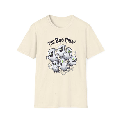 The Boo Crew T-Shirt - Spooky Halloween Tee, Unisex Casual Wear, Perfect for Trick-or-Treat, Halloween Party, Gift for Ghost Lovers