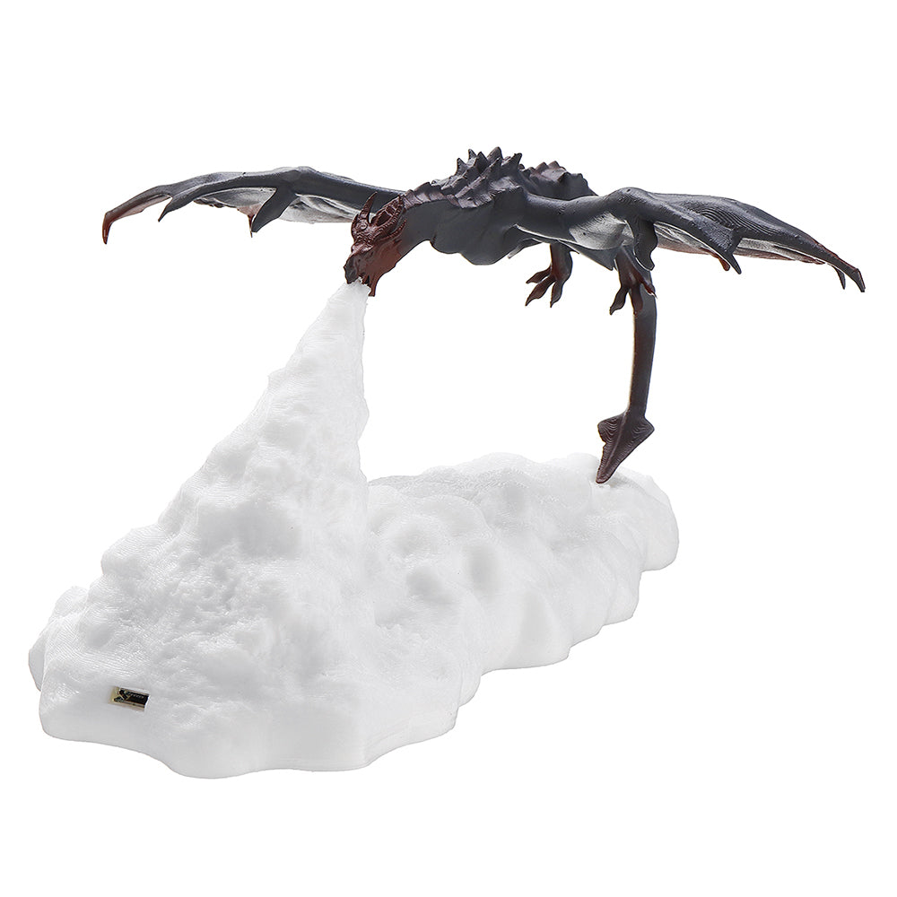 3D Printed USB LED Fire Breathing Dragon Lamp Decoration, makes a great Gift!