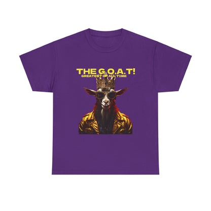 The G.O.A.T Greatest Of All Time submit custom order to add your name!   Unisex Heavy Cotton Tee