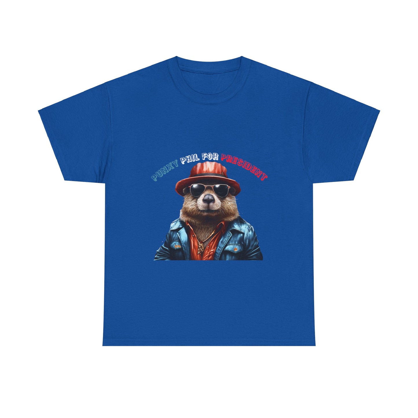 Punxy Phil For President Unisex Heavy Cotton Tee