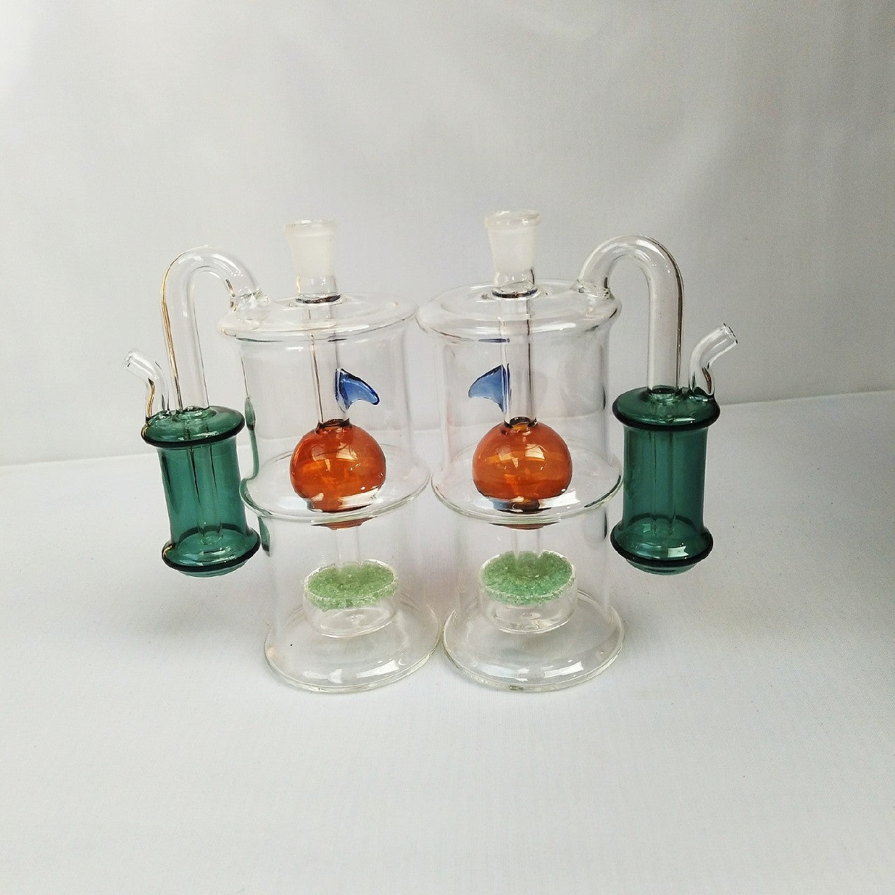 External Glass Pipe Mute Smoking Pot With Burning Pot Hose