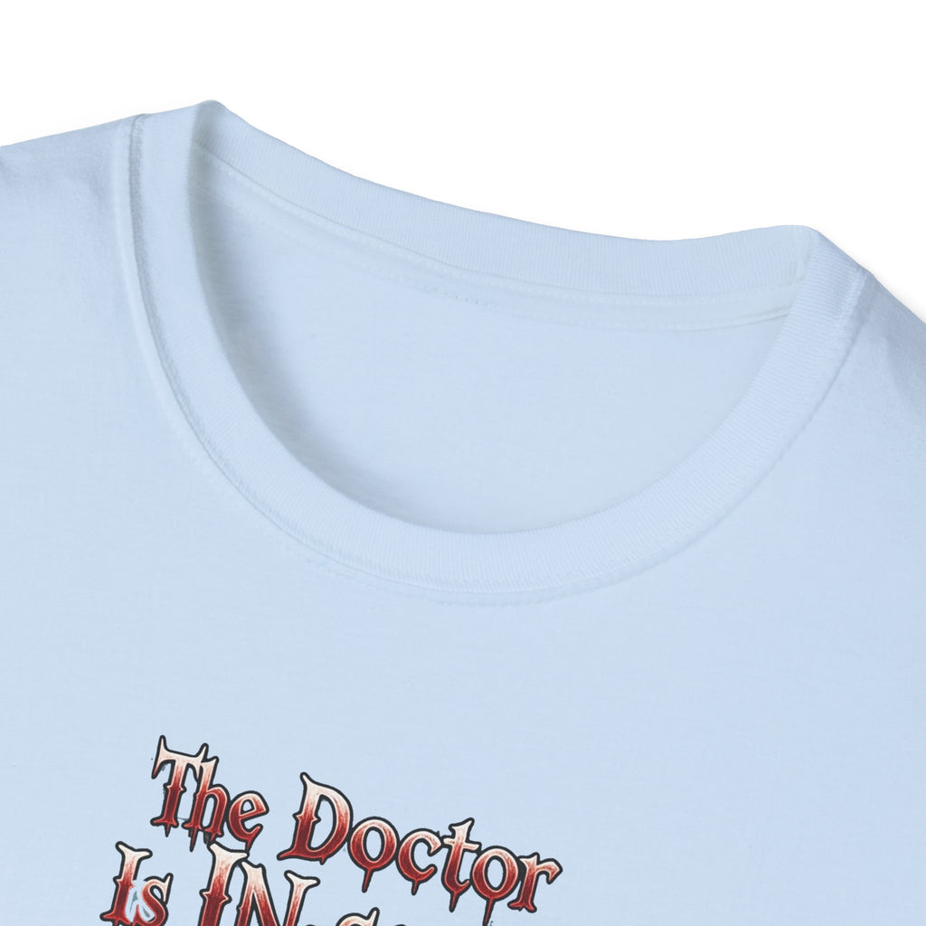 Gothic Plague In-sane Doctor T-Shirt, Unisex Softstyle Tee, Spooky Halloween Tee, Halloween Costume Shirt, Gift for Whovians, Dark Humor [...]