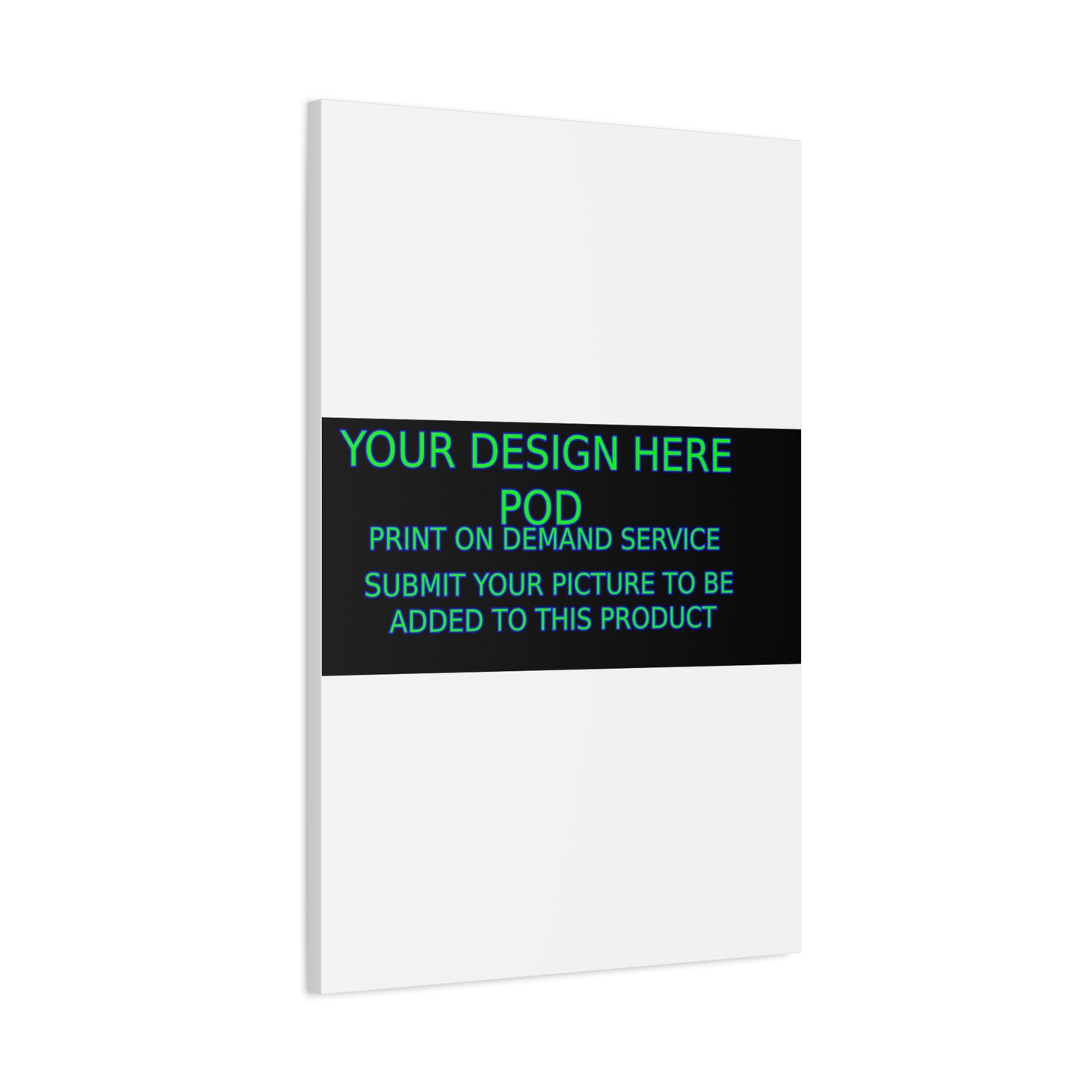 Custom Matte Canvas Print - Create Your Design