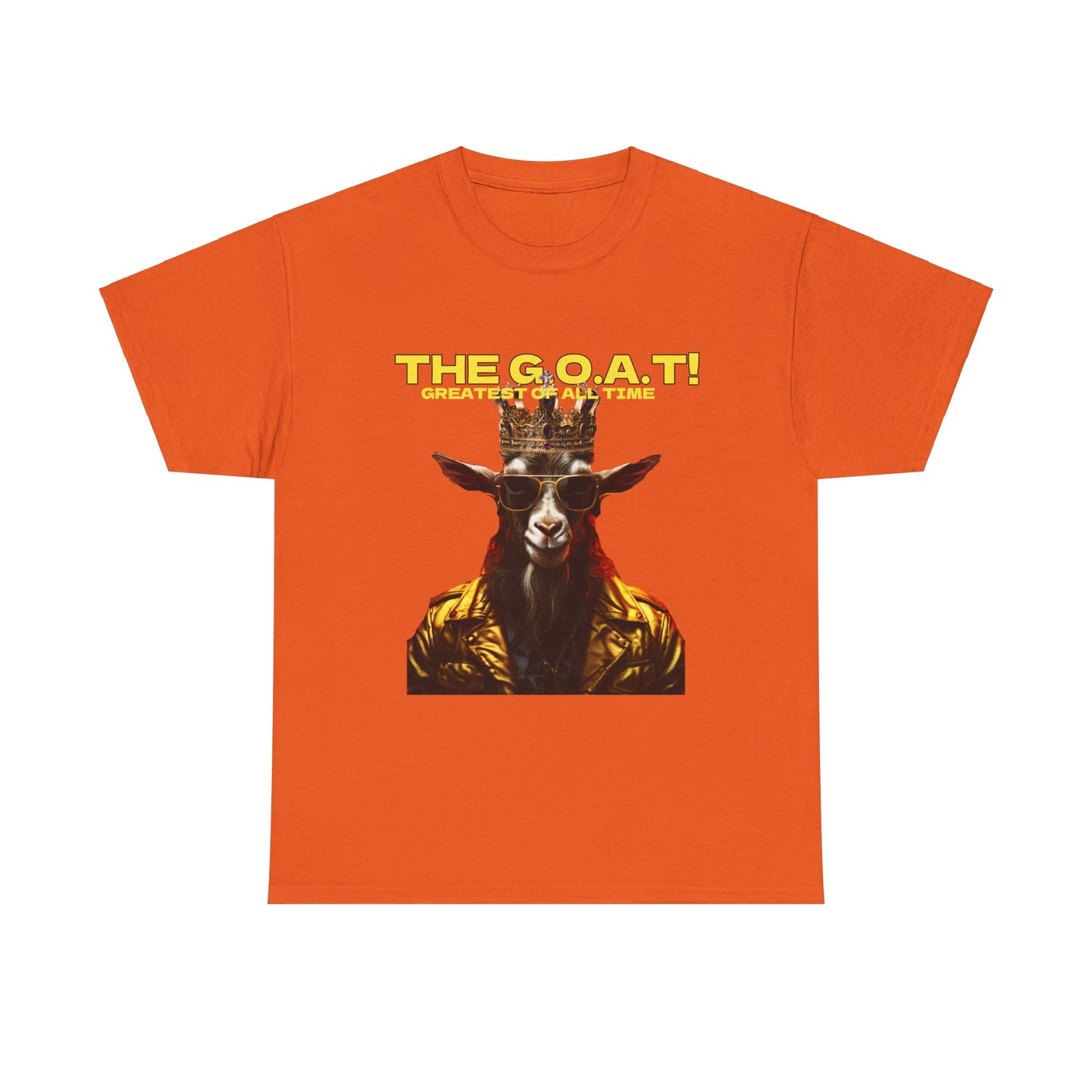 The G.O.A.T Greatest Of All Time submit custom order to add your name!   Unisex Heavy Cotton Tee