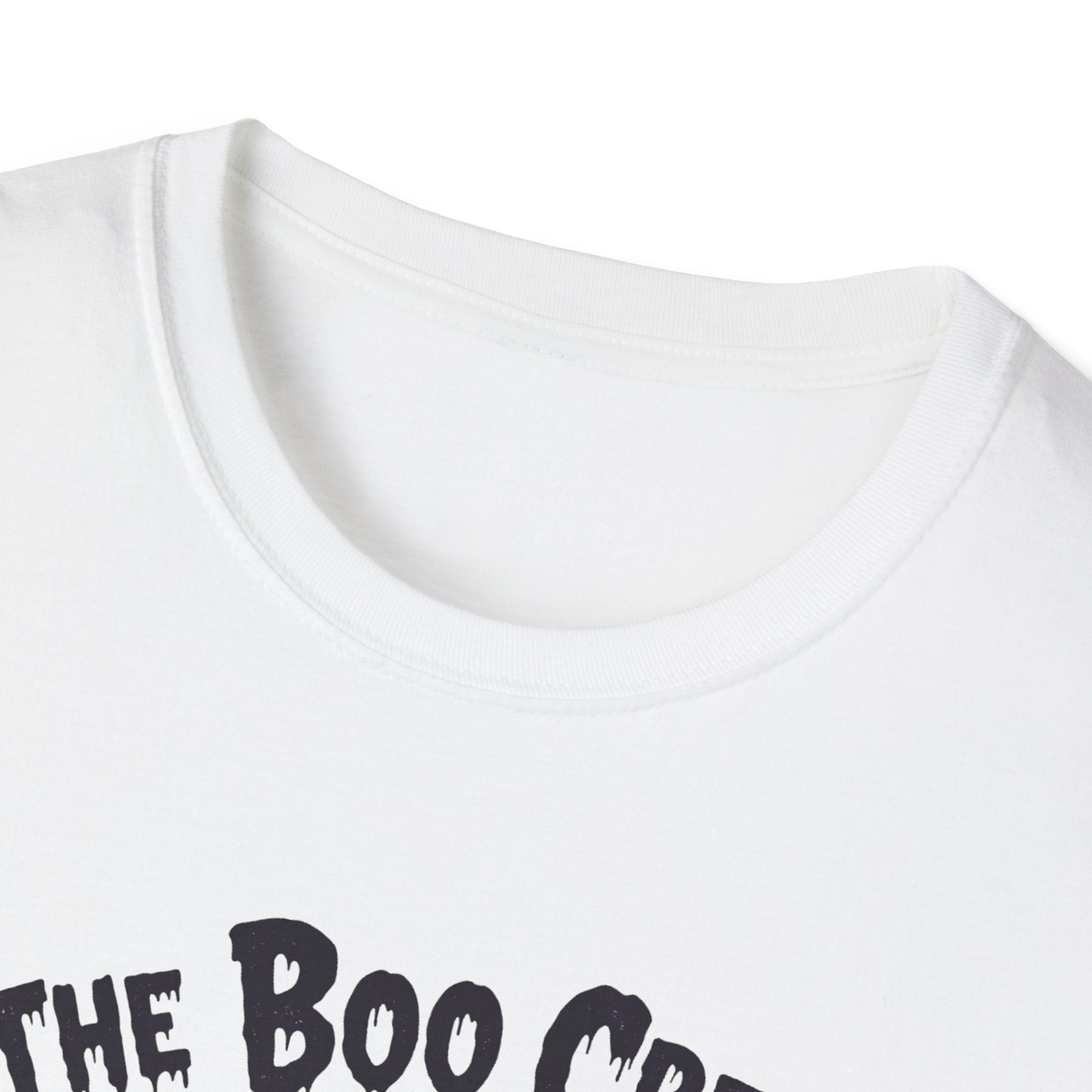 The Boo Crew T-Shirt - Spooky Halloween Tee, Unisex Casual Wear, Perfect for Trick-or-Treat, Halloween Party, Gift for Ghost Lovers