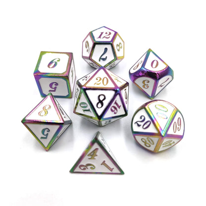 Metal game dice