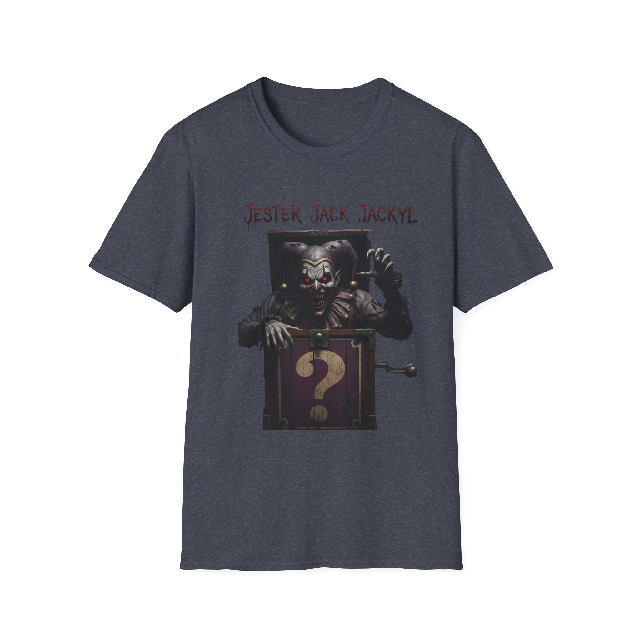 Jester Jack Jackyl Creepy Clown Graphic T-Shirt, Perfect for Halloween, Horror Fans, Scary Movie Night, Unisex Gift, Fun Adult Apparel