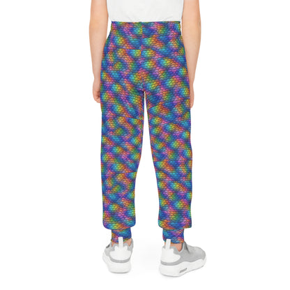 Dragon/Mermaid scales mystical youth joggers