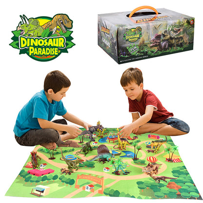 Dinosaur World Game Carpet Scene