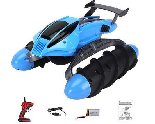 Waterproof Amphibious Wireless Remote Control Electric Speedboat