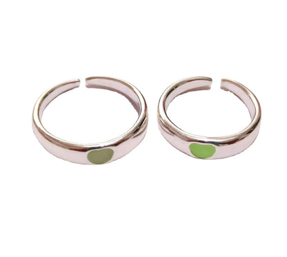 Fashion Personality Gel Drop Glow Couple Ring