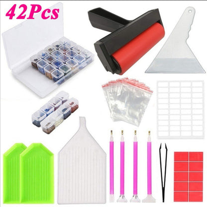 Cross stitch diamond painting tool set