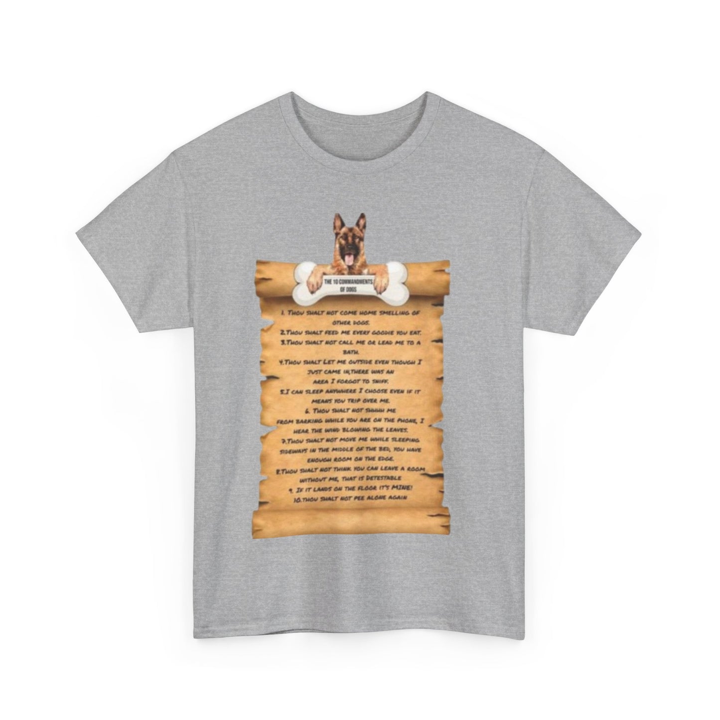 10 commandments Of A Cat Unisex Heavy Cotton Tee