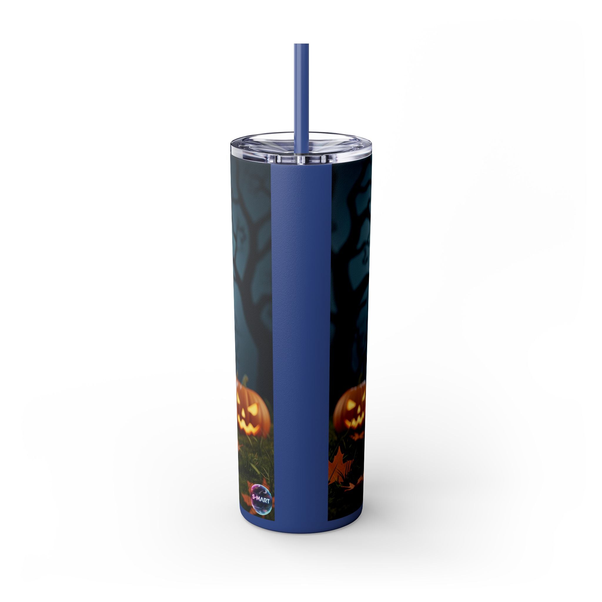 Halloween Mr. Pickle Tumbler, 20oz Skinny Tumbler with Straw, Fun for Parties, Trick or Treat, Kids Gift, Spooky Decor