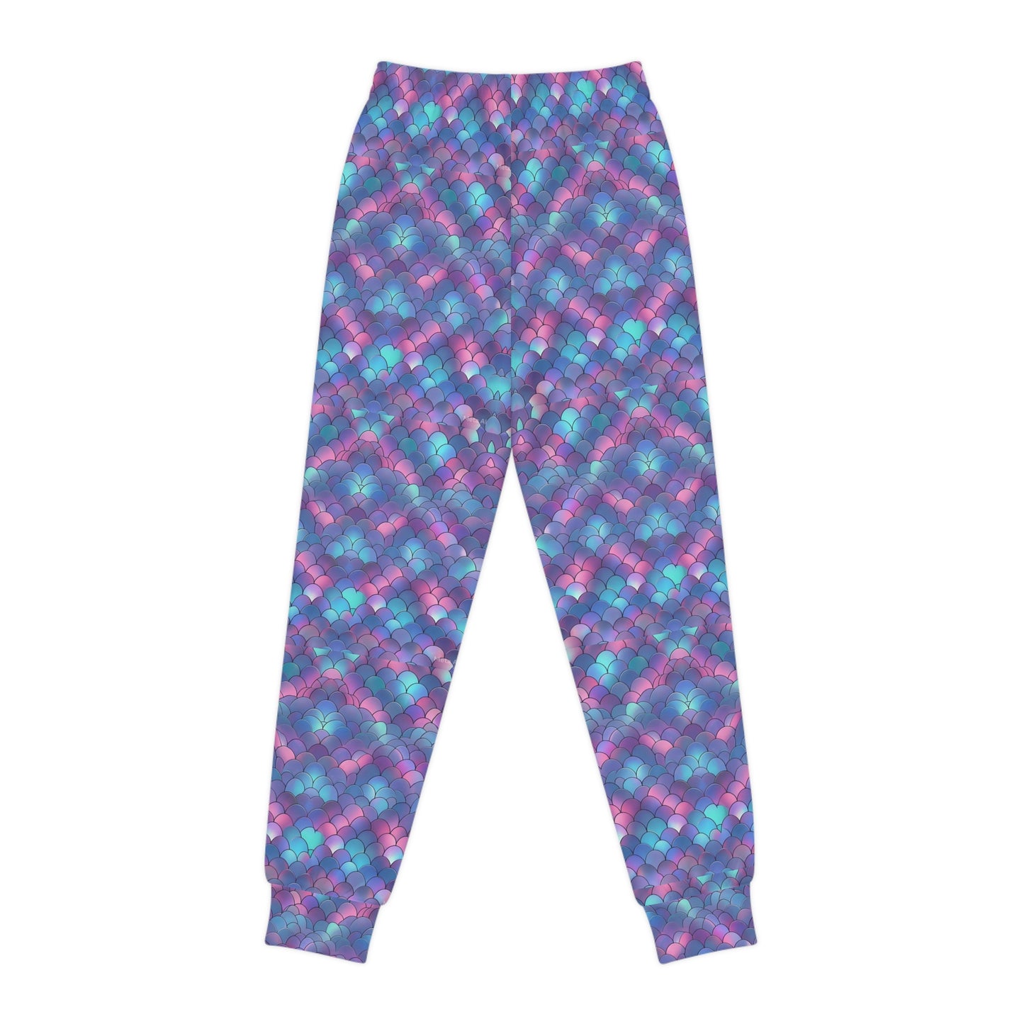 Youth Joggers with Colorful Geometric Pattern - Trendy Comfort for Active Kids