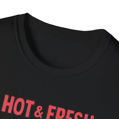 Hot & Fresh Vegetable Graphic T-Shirt, Fun Unisex Tee, Cute Foodie Gift, Summer Outfit, Vegan Fashion Statement