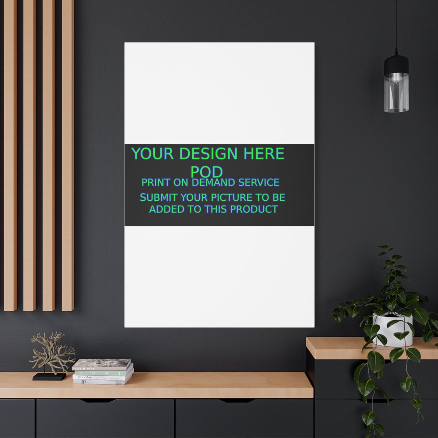 Custom Matte Canvas Print - Create Your Design