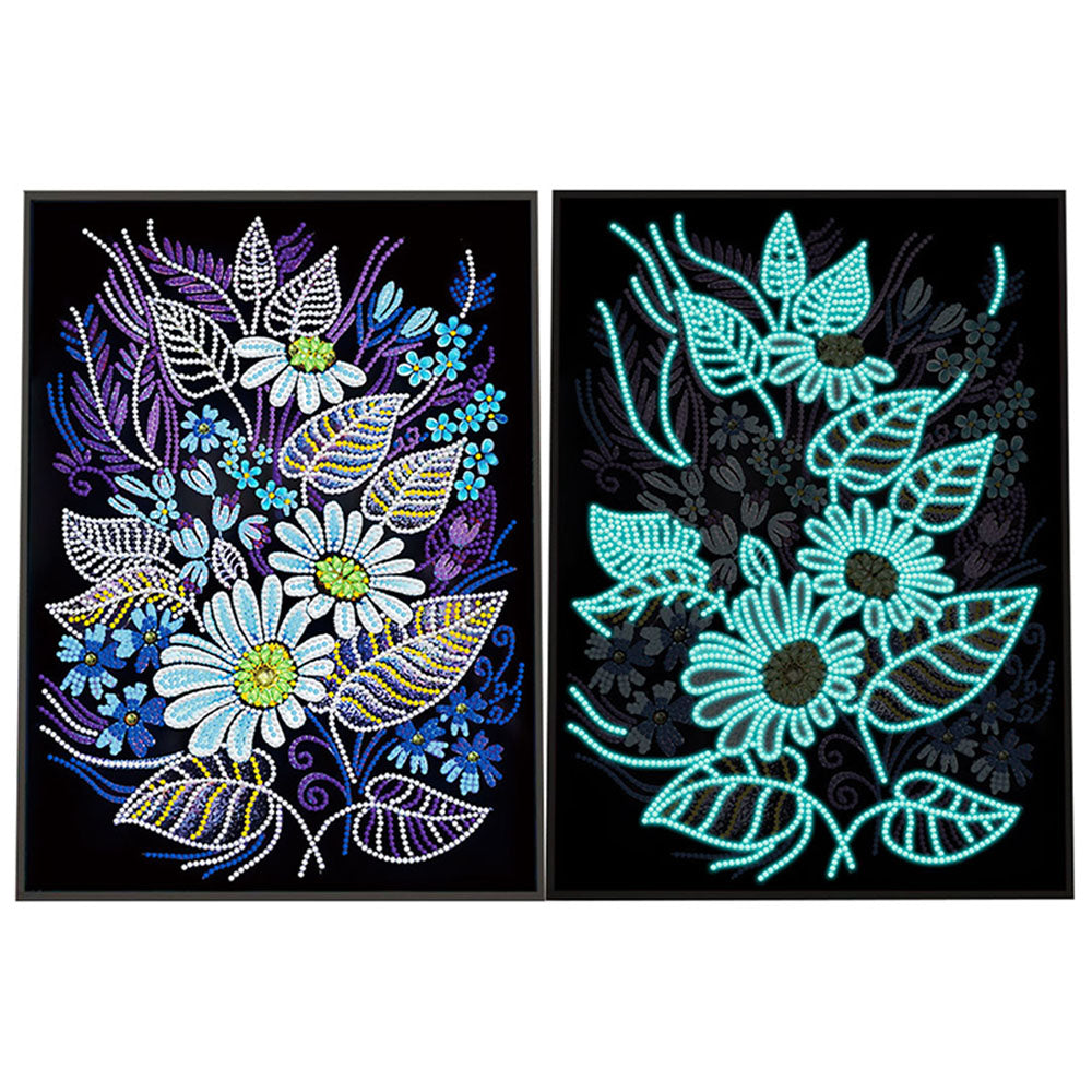 Luminous Diamond Painting Special-shaped Flower Diamond Embroidery Cross Stitch