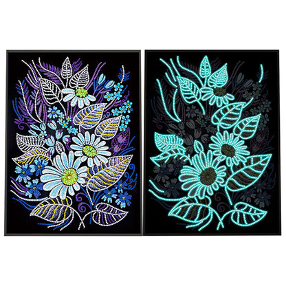 Luminous Diamond Painting Special-shaped Flower Diamond Embroidery Cross Stitch